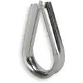 Wire Rope Thimble,1/8 In,Steel,
