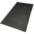 Drainage Mat,Rubber,Black,3x5