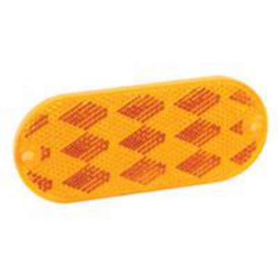 Imperial Yellow Oval Reflector