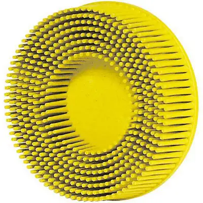 Bristle Disc 3" Yellow 80G