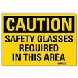 Safety Glasses Required Signs