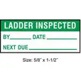 Ladder Inspection Label