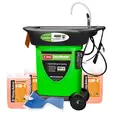 Mobile Parts Washers with Cleaning Solution