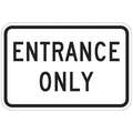 Parking Lot Entrance and Exit Signs