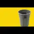 Rubbermaid BRUTE 32 gal. Round Open Top Utility Trash Can, 27-3/4"H, Yellow Video