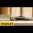 Stanley Utility Knife: 6 1/2 in Overall Lg, Steel Std Tip, Rubberized, Metal, Black/Gray Video