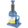 5-43/64" x 6-1/16" Telescoping Steel Bottle Jack with 12 ton Lifting Capacity