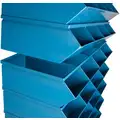 Stackbin 59-1/4" Steel Sectional Bin Unit with 5000 lb. Load Capacity, Blue; Number of Compartments: 18