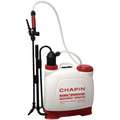 Chapin Backpack Sprayer, Polyethylene Tank Material, 4 gal., 100 psi Max Sprayer Pressure