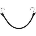 Premium Tarp Strap, S-Hook, 15"L, 3/4"W, Black
