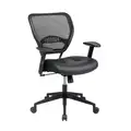 Office Star Desk Chair, Desk Chair, Black, Mesh, 19" to 23" Nominal Seat Height Range