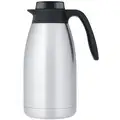Thermos Vacuum Insulated Carafe: 64 oz., Stainless Steel, Silver