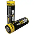 Brite-Strike 18650 Rechargeable Battery, Lithium Ion, 3.7V DC, 2,600 mAh
