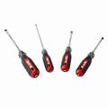 Milwaukee Tether Ready Screwdriver Set, Phillips, Slotted, Ergonomic, Number of Pieces 4