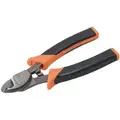 Paladin Cable Cutter,6-1/2" Overall Length,Shear Cut Cutting Action,Primary Application: Electrical Cable