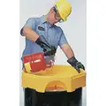 Ultratech Drum Funnel, Polyethylene, 6 gal. Total Capacity, 5-1/2" Height, Yellow