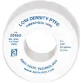 Anti-Seize Technology Thread Sealant Tape, PTFE, 0.35 to 0.5sg, 1" Width, 520" Length, White Color