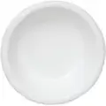 Bowl: 12 oz Capacity, Patternless, White, Clay, Microwave Safe, 500 PK