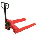Specialty For Coils Manual Pallet Jack, 4400 lb. Load Capacity, Fork Size: 6-1/4"W x 48"L, Red