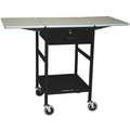 Adjustable Height Work Table, 54" Depth, 35" to 42" Height, 20" Width,200 lb. Load Capacity