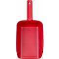 Remco Large Hand Scoop: Red, 82 oz. Capacity, 15 in Overall L, 5 9/10 in Overall W, 5 in Handle Lg