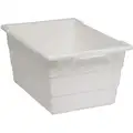 Cross Stacking Container, White, 12"H x 23-3/4"L x 17-1/4"W, 1EA