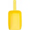 Remco Large Hand Scoop: Yellow, 82 oz. Capacity, 15 in Overall L, 5 9/10 in Overall Wd
