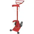 Dayton Standard Cylinder Hand Truck: 1 Cylinder Capacity, 500 lb Load Capacity, 49 in x 17 1/2 in x 28 in