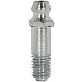 Straight Zinc-Plated Standard Grease Fitting; 1/4"-28