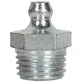 Straight Zinc-Plated Standard Grease Fitting; 1/4"-18
