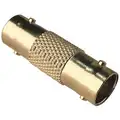 Coaxial Coupler: BNC Male, RG-6, Silver, 0 to 1 GHz, 75 ohm, Crimp-On, 10 PK