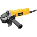 Angle Grinder, 4-1/2" Wheel Dia., 7 Amps, 120VAC, 12,000 No Load RPM, Slide Switch