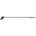 Westward 15" Steel Breaker Bar with 3/8" Drive Size and Chrome Finish
