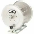 Surface Mount Stainless Steel Pressure Washer Hose Reel with 250 ft. Hose Capacity