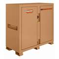 Knaack Jobsite Cabinet: 60 in Overall Wd, 30 in Overall Dp, 60 in Overall Ht, Padlockable, Recessed