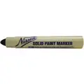 Nissen Paint Crayon: White, Cardboard/Fabric/Glass/Metal/Plastic/Wood, -50&deg; F, 150&deg;F Max. Temp., 1 min