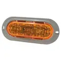 Truck-Lite LED M-60 Aux/Mid- Turn Yellow Lamp Grey Flange Mount
