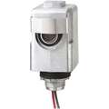 Intermatic Photocontrol: 120V AC, 1,800 W Max. Watt, 15 A Max. Incandescent Amps, 8.3 A Max. Ballast Amps