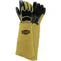 Ironcat Welding Gloves: Wing Thumb, Cowhide, XL Glove Size, Stick, 1 PR