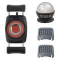 Steelie Car Mount Kit, Fits Brand Various Electronic Devices, Black/Silver, Stainless Steel