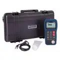 Reed Instruments Ultrasonic Thickness Gauge: Steel, 0.03 to 15.7 in (0.65 to 400mm), 0.002 in