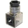 Solenoid Valve Connector, Nylon, For Use With Any Compatible Valve
