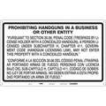 No Concealed Weapons Sign, Sign Format Other Format