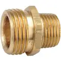 Low Lead Brass Male Adapter, 3/4" MGH x 3/8-18 MNPT Connection