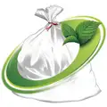 Mint-X 60 gal. Clear Rodent Repellent Recycled Trash Bags, Super Heavy Strength Rating, 100 PK