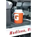 Gatorade 1 gal. Beverage Jug; Orange Cooler with White Lid