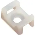 Dolphin Components Corp Saddle Cable Tie Base, Screw Mount, Material Nylon 6/6, Number of Entries 2
