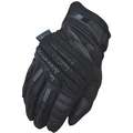 Tactical Glove, M, Black, Hook-and-Loop Cuff, 12" Length, Hook-and-Loop Closure Type, 1 PR
