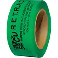 Polyester Tamper Evident Tape, Acrylic Adhesive, 2" X 180 ft., 1 EA