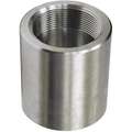 Coupling: 304/304L Stainless Steel, 1/2 in x 1/2 in Fitting Pipe Size, Female NPT x Female NPT
